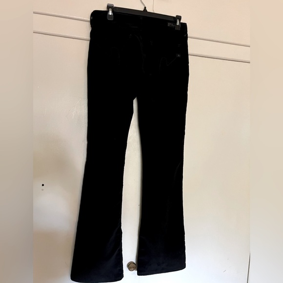 Citizens of Humanity velvet low cut rise 8, inseam 33, black, cotton and lycra - Picture 1 of 9